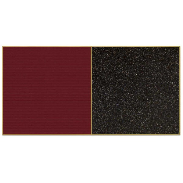 Sliding Door Indoor Enclosed Corkboard, 9